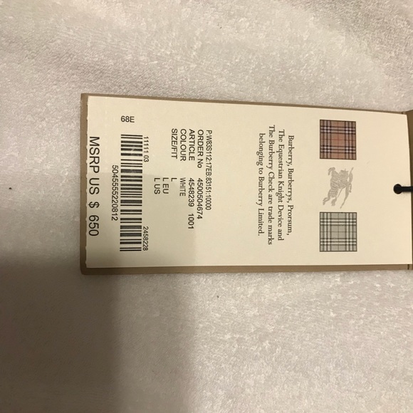 Burberry Embroidered Towelling sweatshirt - Picture 4 of 5